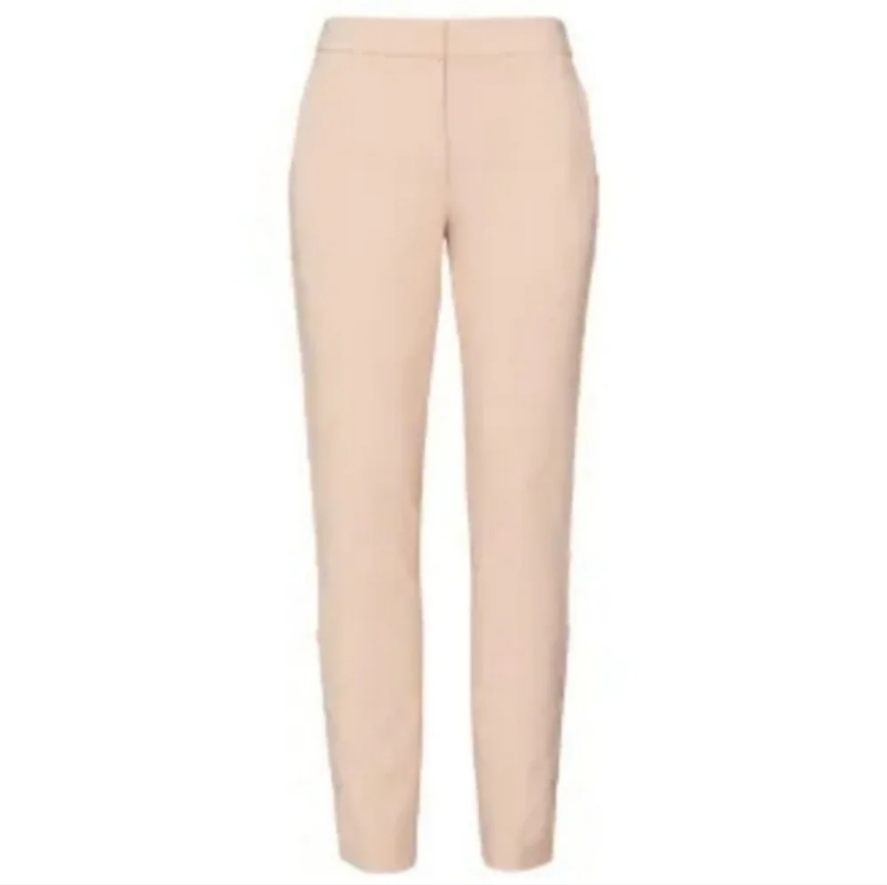 Tibi Anson Skinny Crop Pants, Size 10, Blush, EUC